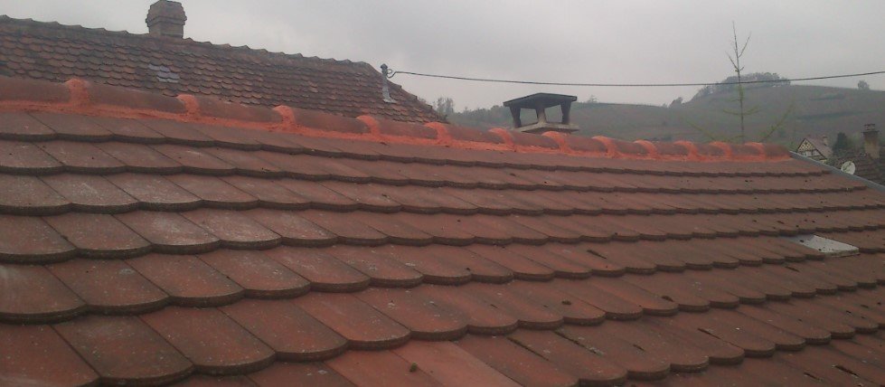 Travaux de faîtage – réalisation Rénovation Habitat Alsace, Haut-Rhin (3)