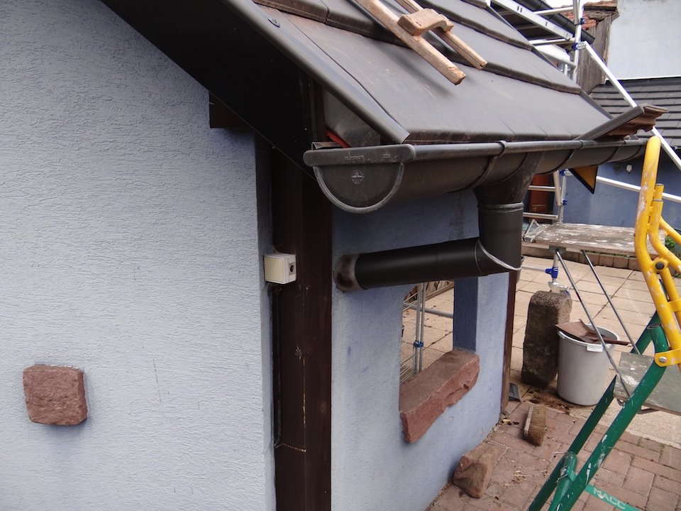Gouttières – réalisation Rénovation Habitat Alsace, Haut-Rhin (1)
