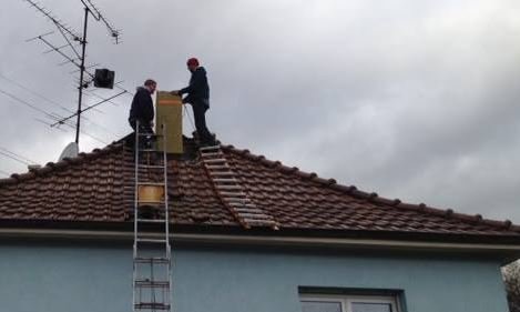 Réalisation d'habillage de cheminée – Rénovation Habitat Alsace, Haut-Rhin (1)