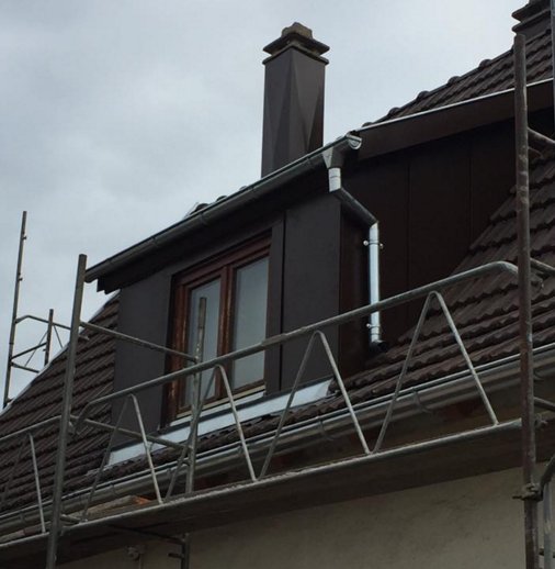 Réalisation de zinguerie – Rénovation Habitat Alsace, Haut-Rhin (6)